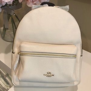 Coach Pebbled Leather Backpack
